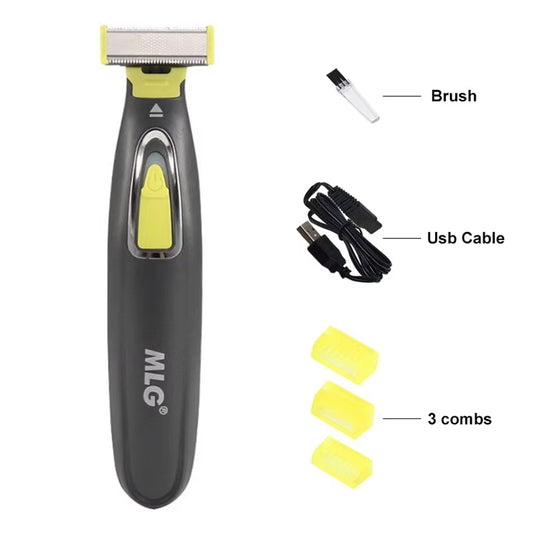 Electric Shaver for Men and Women Portable Full Body Trimmer USB T Shaped Blade Razor for Beard Armpit for Washable